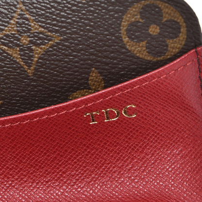 Louis Vuitton Monogram Emilie Wallet Rouge 7 of 10