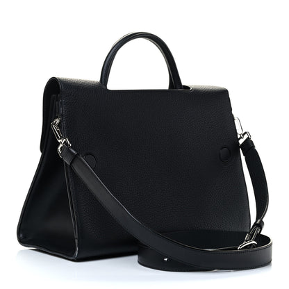 Christian Dior Grained Calfskin Medium Diorever Flap Black 2 of 4