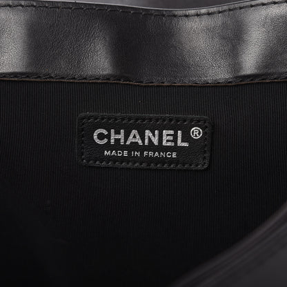 Chanel Calfskin Large Boy Reverso Flap Black 8 of 10