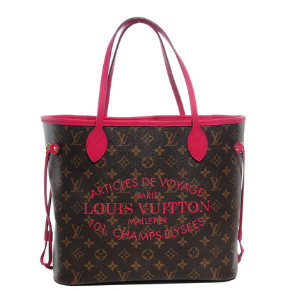 Louis Vuitton Monogram Articles de Voyage Ikat Neverfull MM Rose Indien 1 of 7