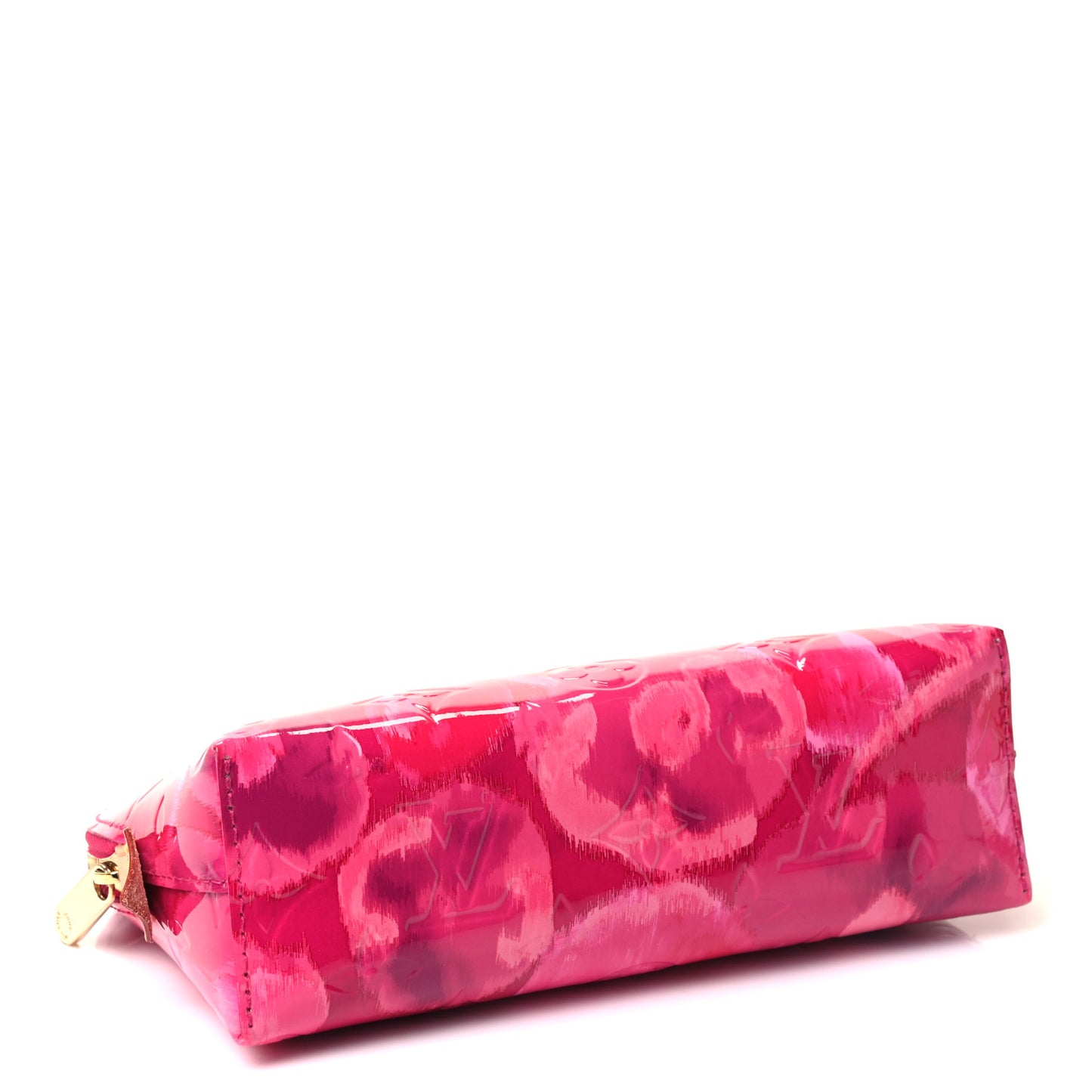 Vernis Ikat Cosmetic Pouch Rose Indien