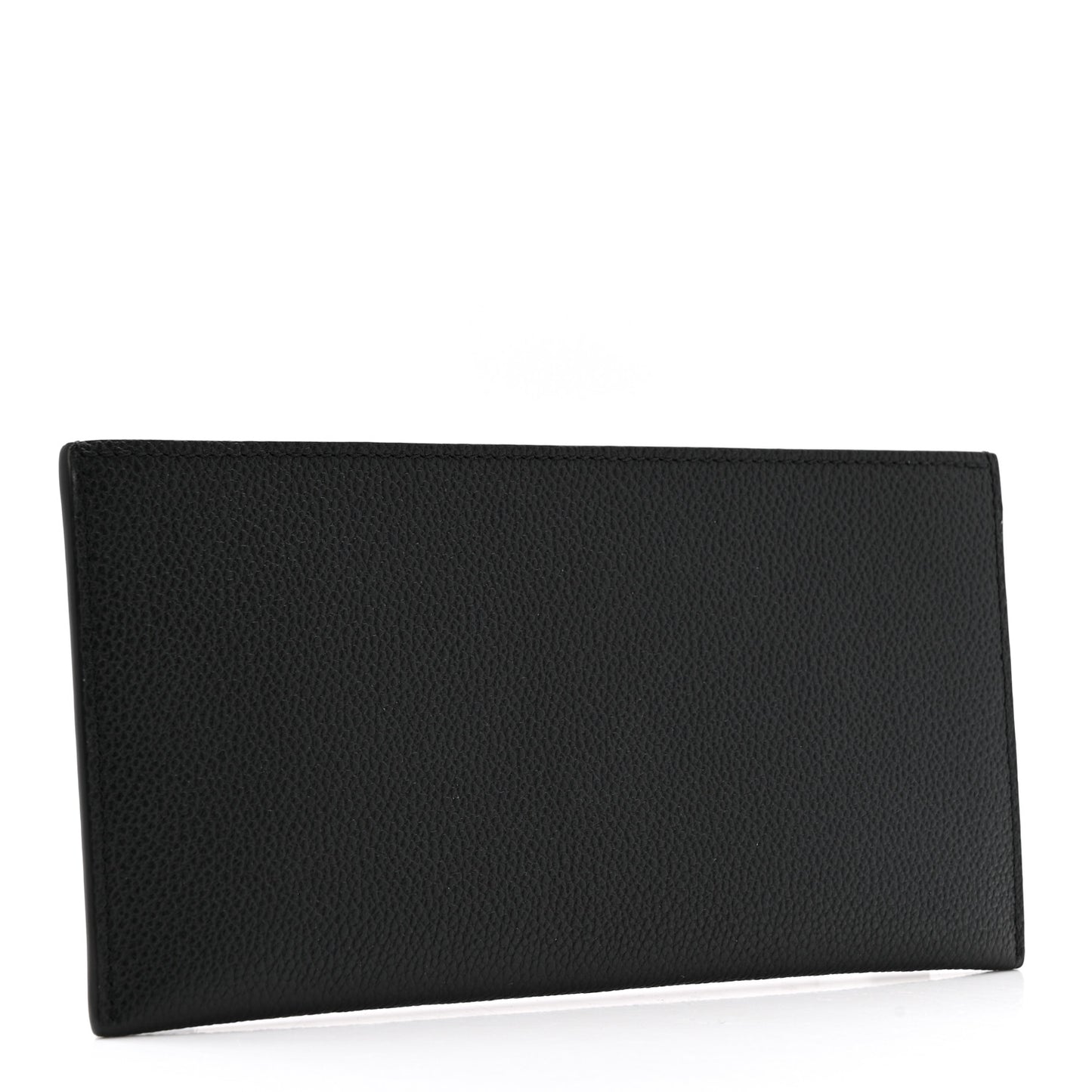 Calfskin Felicie Chain Wallet Card Holder Insert Black