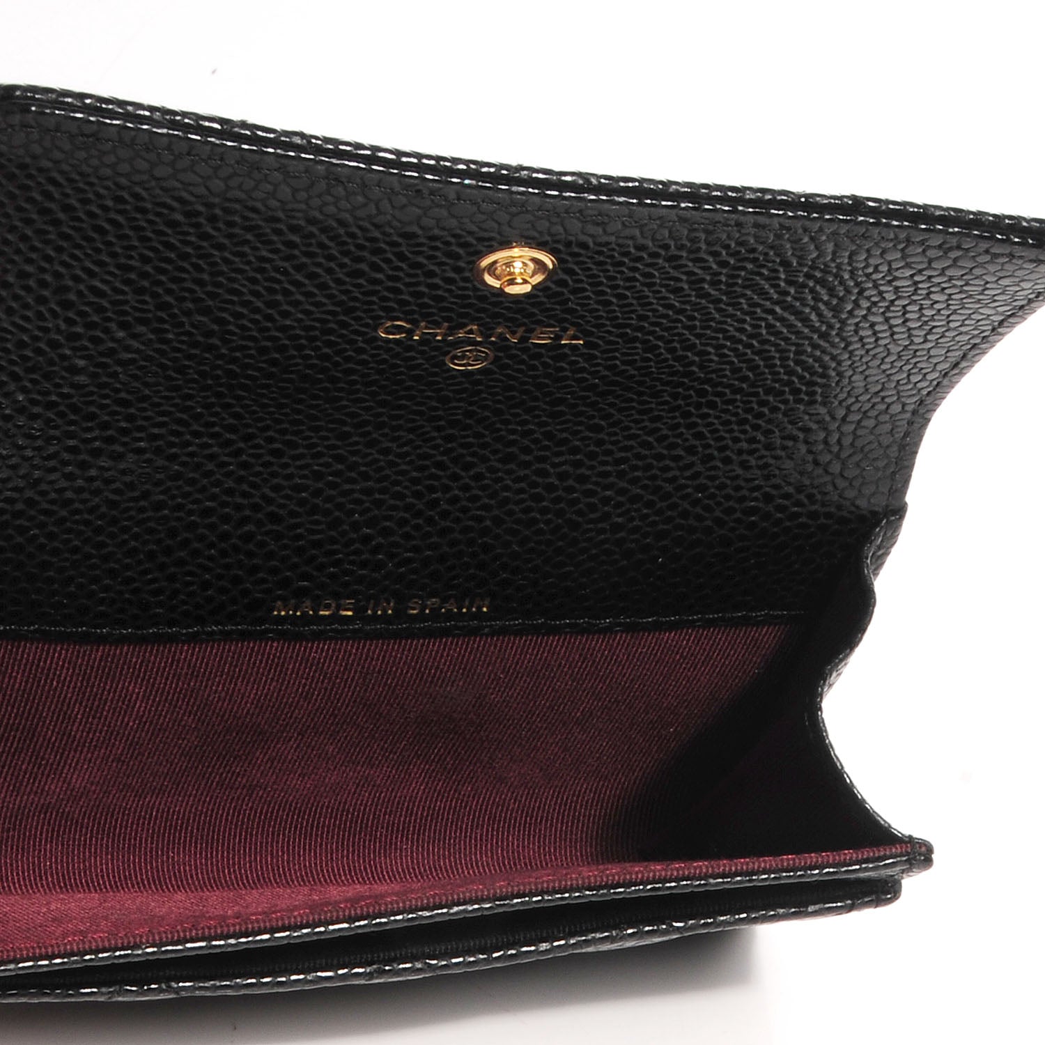Chanel Caviar Quilted Flap Card Holder Black 9 of 9