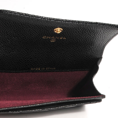 Chanel Caviar Quilted Flap Card Holder Black 9 of 9