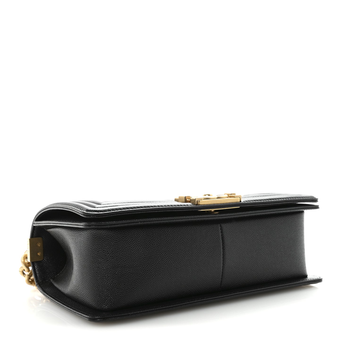 Caviar Quilted Medium Boy Flap Black