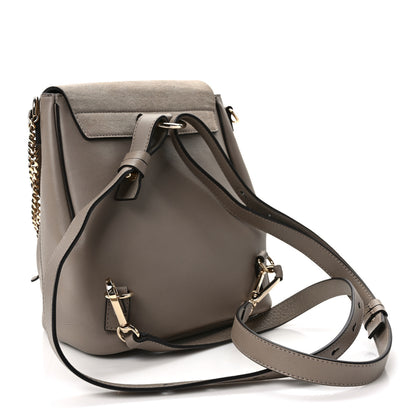 Chloe Suede Calfskin Small Faye Backpack Motty Grey 3 of 11