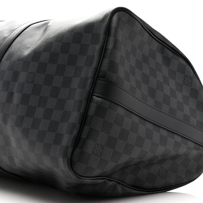 Louis Vuitton Damier Graphite Keepall Bandouliere 55 9 of 13