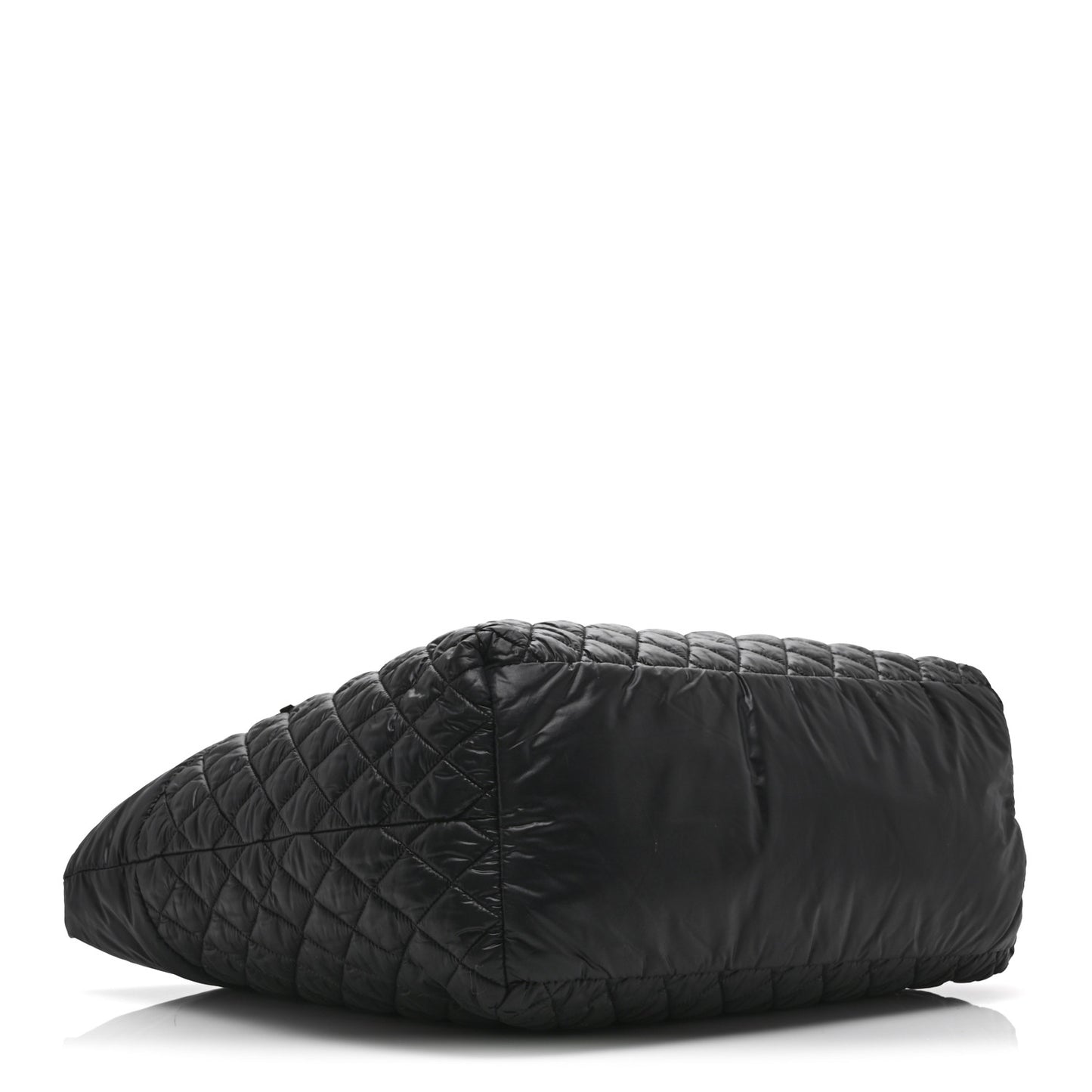 Nylon Quilted Extra Large Coco Cocoon Tote Black
