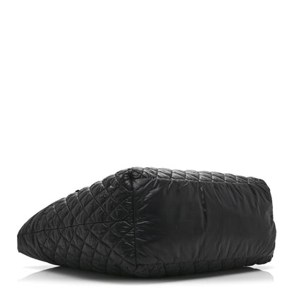 Chanel Nylon Quilted Extra Large Coco Cocoon Tote Black 4 of 11