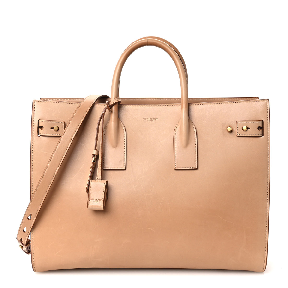 Smooth Calfskin Small Supple Sac De Jour Tan