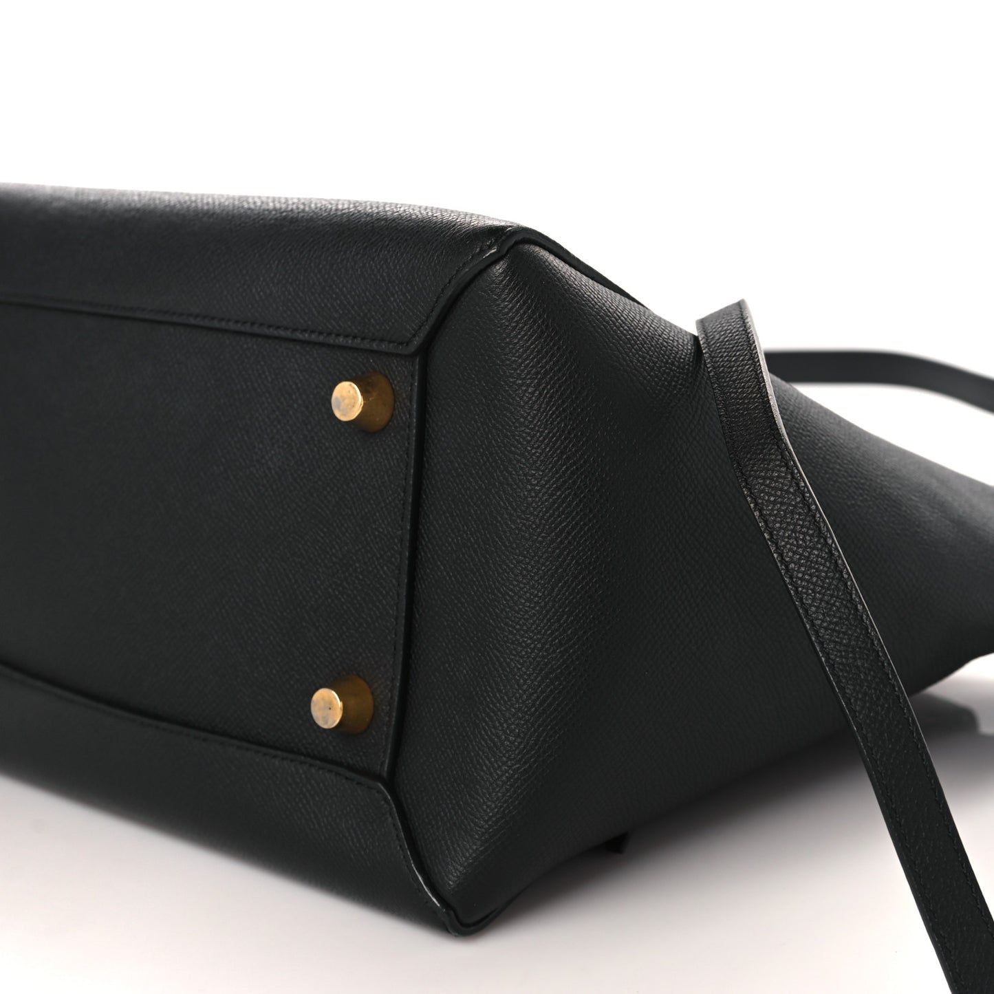 Grained Calfskin Micro Belt Bag Navy