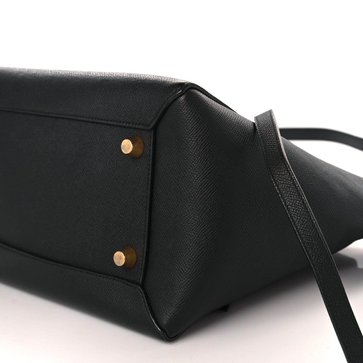 Celine Grained Calfskin Micro Belt Bag Navy 7 of 9