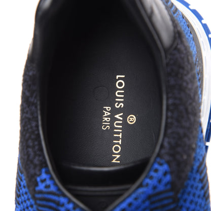 Louis Vuitton Calfskin Damier Run Away Sneakers 8.5 Blue 8 of 8