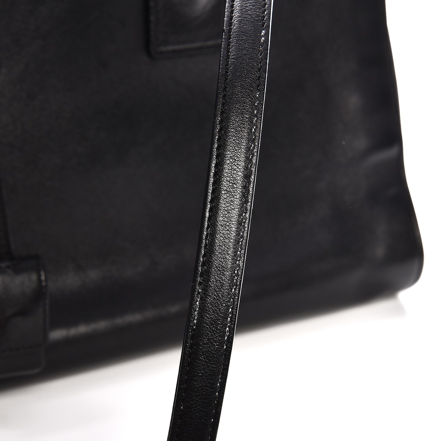 Calfskin Small Sac De Jour Black