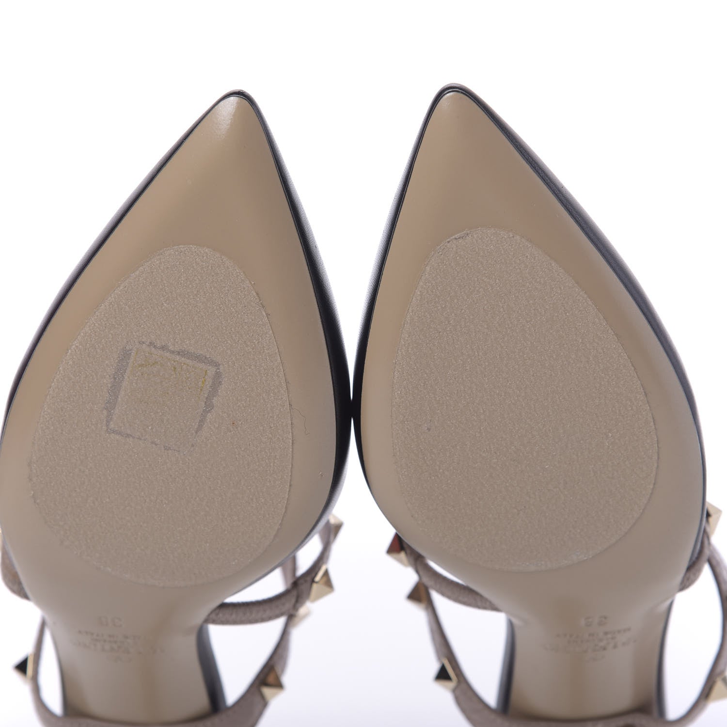 Valentino Garavani Nappa Rockstud Criss Cross 55mm Mules 38 Black Poudre 7 of 10