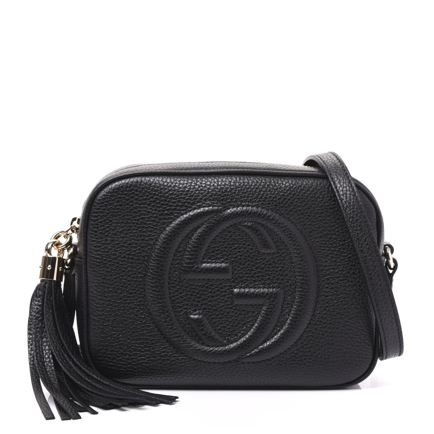 Gucci Pebbled Calfskin Small Soho Disco Bag Black 1 of 10