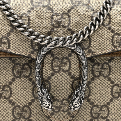 Gucci GG Supreme Monogram Super Mini Dionysus Shoulder Bag Taupe 7 of 10