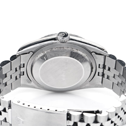Rolex Stainless Steel 36mm Oyster Perpetual Datejust Watch Black 16220 4 of 5