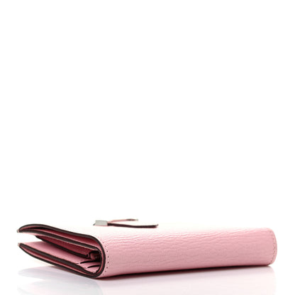Hermes Chevre Mysore Bearn Compact Wallet Rose Sakura 4 of 7