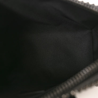 Louis Vuitton Calfskin Studded Keepall Bandouliere 25 Black 5 of 8