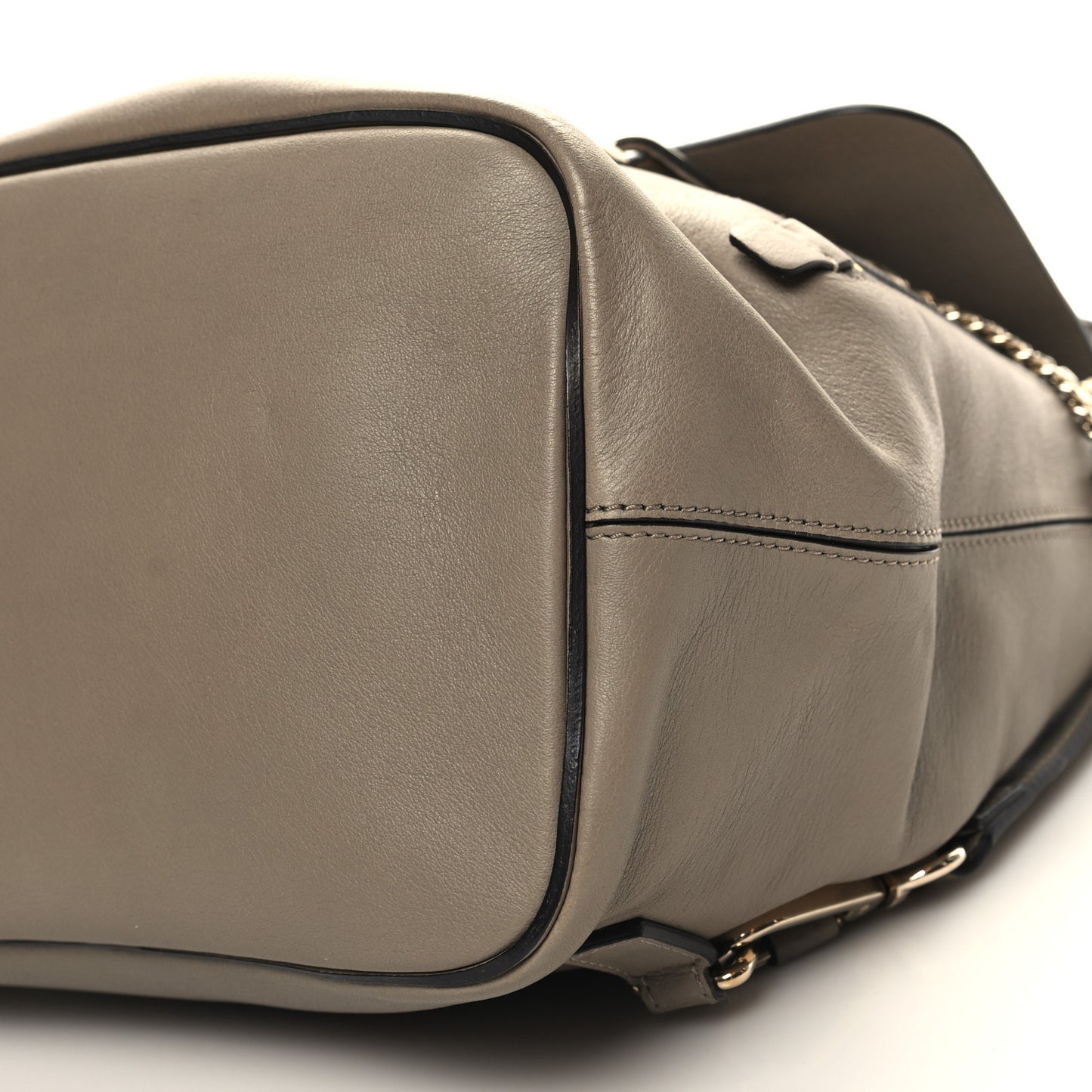 Suede Calfskin Medium Faye Backpack Motty Grey