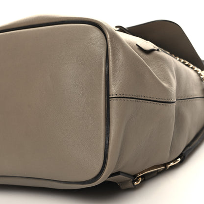 Chloe Suede Calfskin Medium Faye Backpack Motty Grey 10 of 12