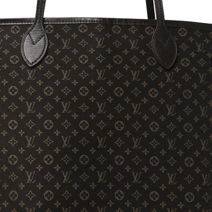 Louis Vuitton Monogram Idylle Neverfull MM Fusain 7 of 9