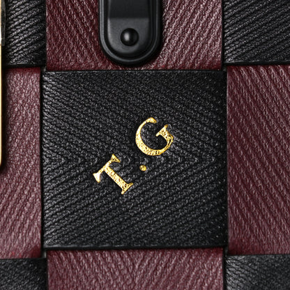 Louis Vuitton Damier Tressage Petite Malle Black 9 of 10