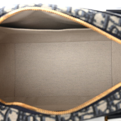 Christian Dior Oblique Large D-Vibe Bowling Bag Navy 6 of 9