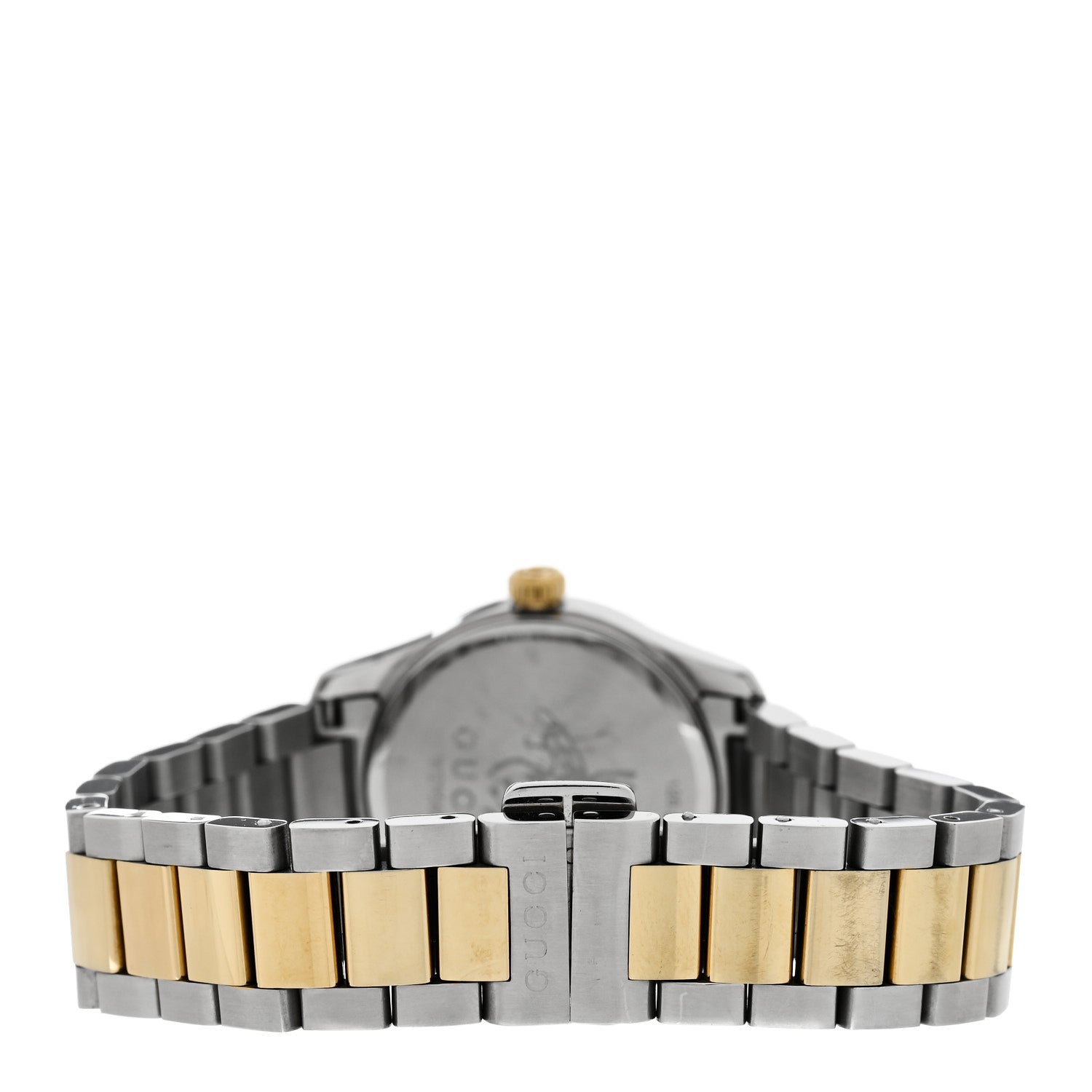 Gucci Stainless Steel 27mm G-Timeless Two Tone Cat Quartz Watch 3 of 4