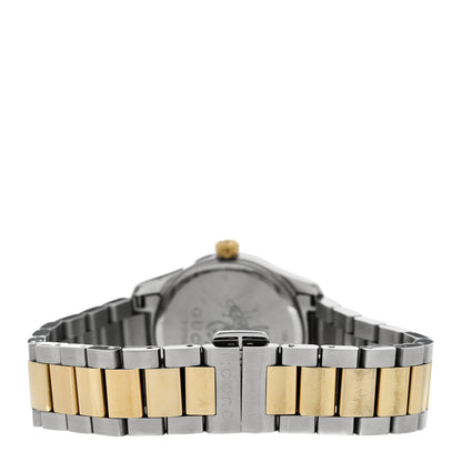 Gucci Stainless Steel 27mm G-Timeless Two Tone Cat Quartz Watch 3 of 4