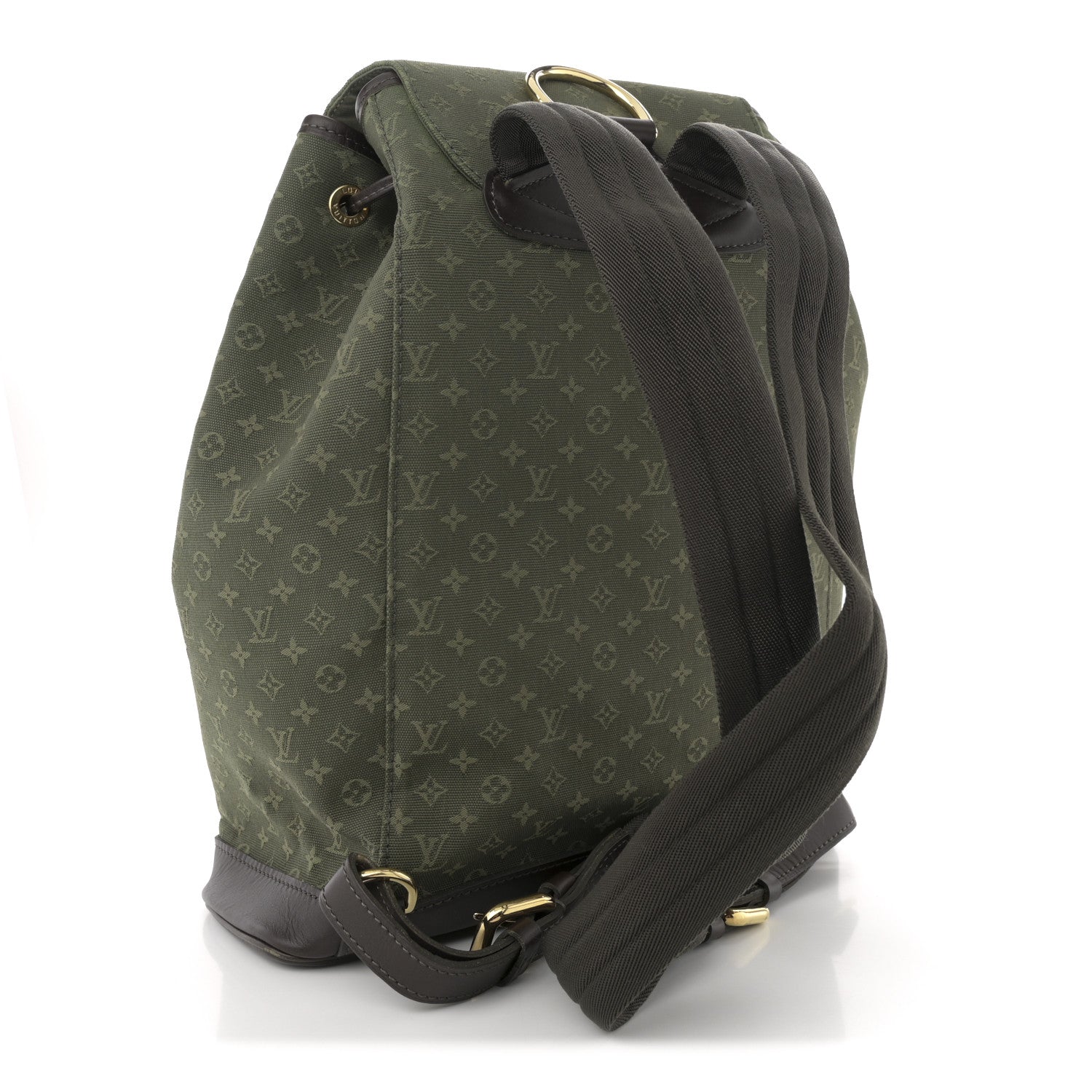 Louis Vuitton Mini Monogram Montsouris GM Backpack Kaki 2 of 8
