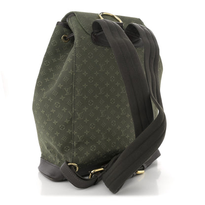 Louis Vuitton Mini Monogram Montsouris GM Backpack Kaki 2 of 8