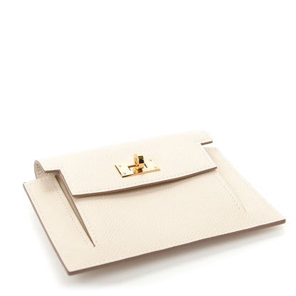 Hermes Epsom Kelly Pocket Compact Wallet Craie 4 of 8