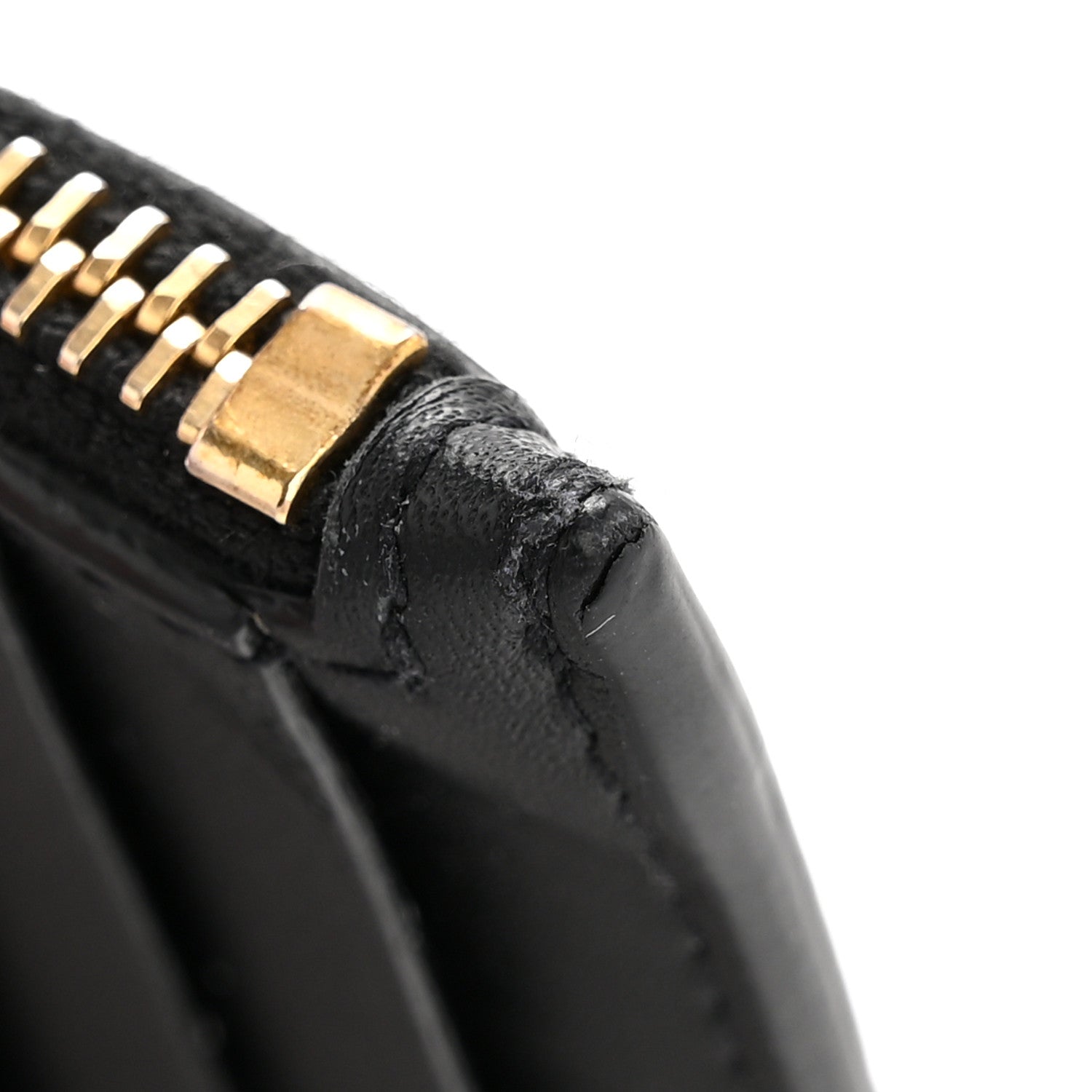 Saint Laurent Calfskin 5 Fragments Zip Pouch Card Holder Black 17 of 18