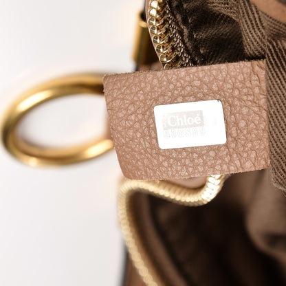 Chloe Calfskin Large New Marcie Tote Nut 8 of 8