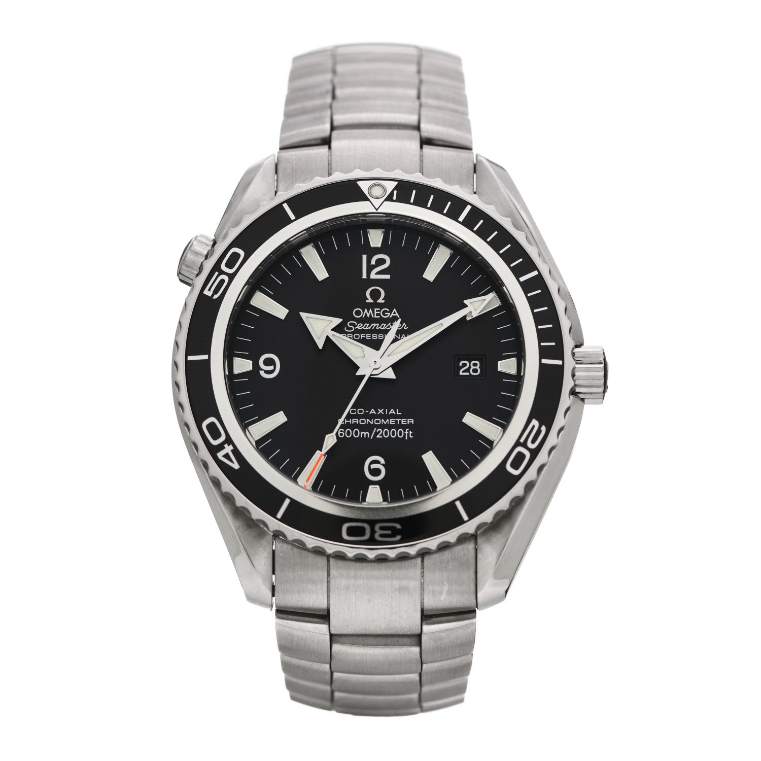 Omega Stainless Steel 42mm Seamaster Planet Ocean 600M Co-Axial Automatic Watch Black 2201.50.00 1 of 4