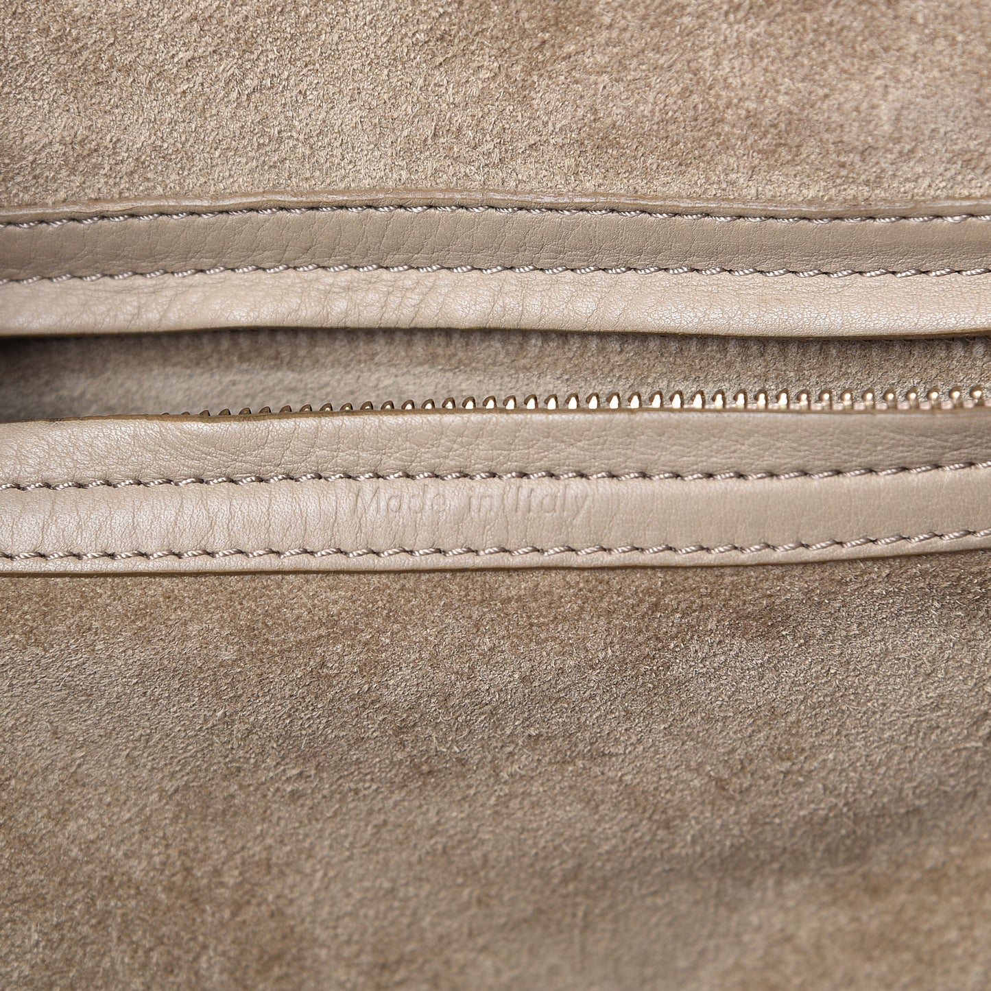 Supple Calfskin Medium Phantom Luggage Beige