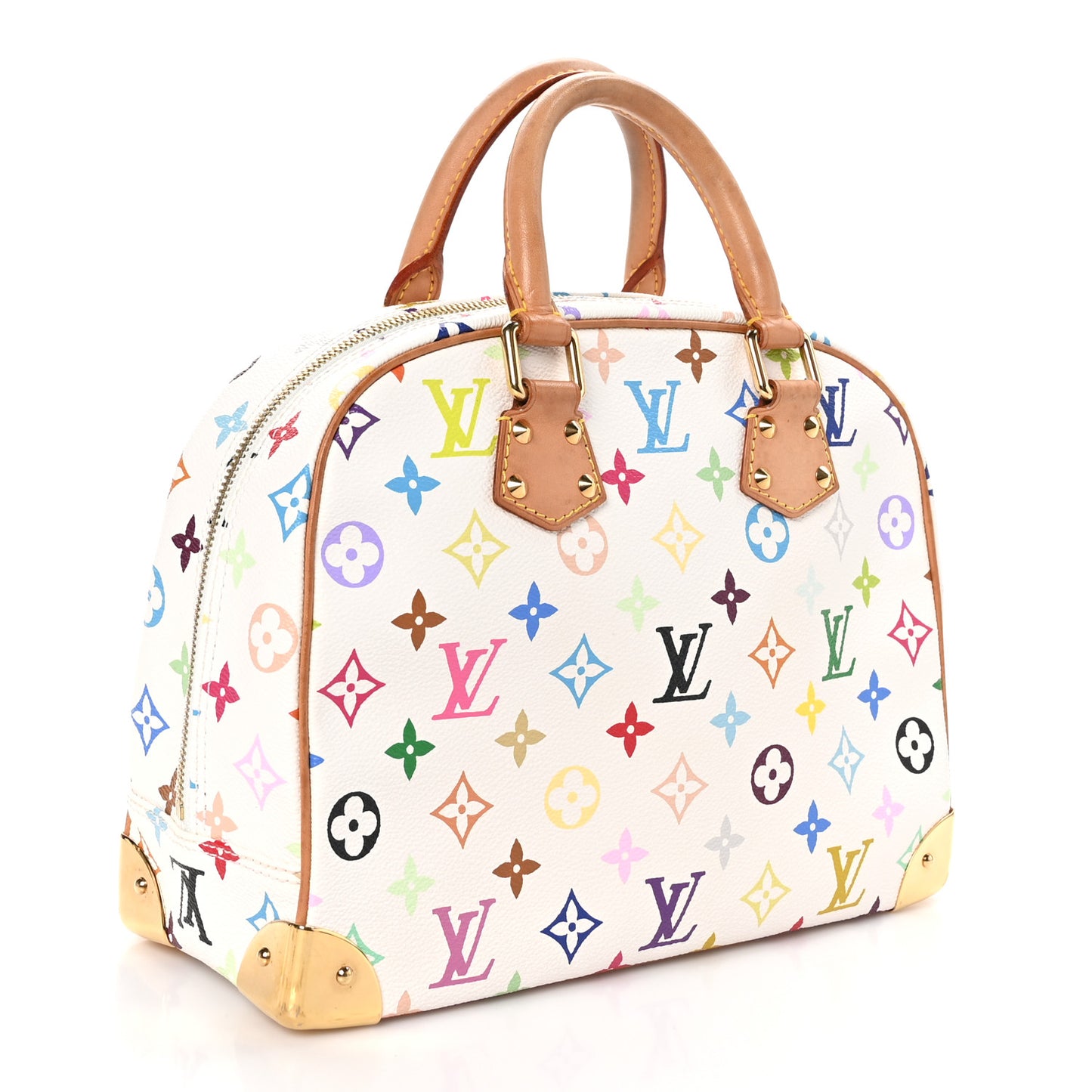 Monogram Multicolor Trouville White