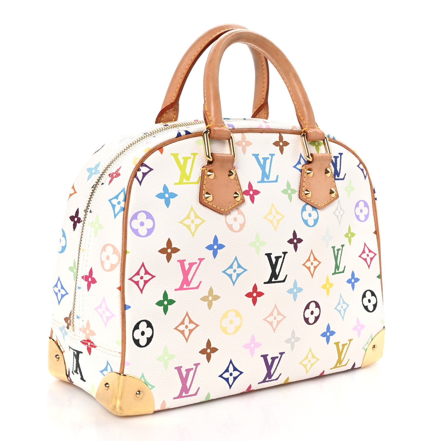 Louis Vuitton Monogram Multicolor Trouville White 2 of 10