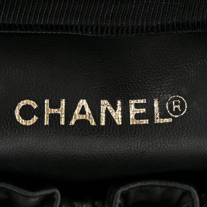 Chanel Caviar Vanity Cosmetic Case Black 6 of 11