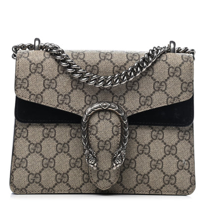 Gucci GG Supreme Monogram Mini Dionysus Shoulder Bag Black 1 of 12