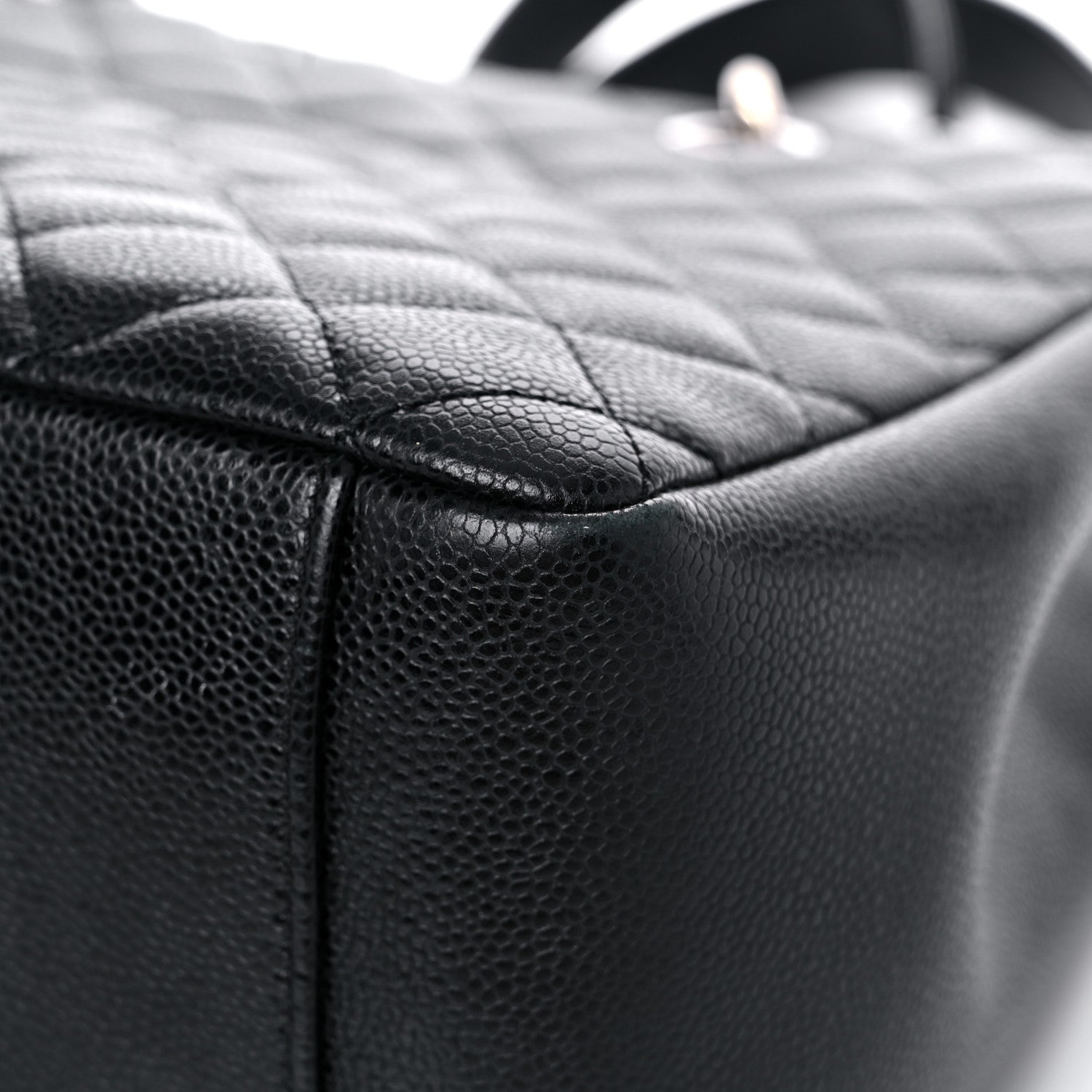 Chanel Caviar Quilted Grand Shopping Tote GST Black 9 of 18