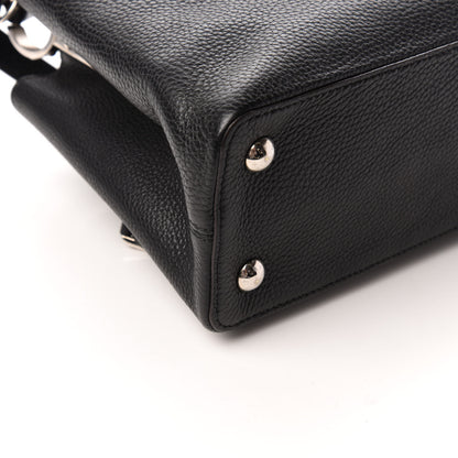 Louis Vuitton Taurillon Capucines PM Black 7 of 8