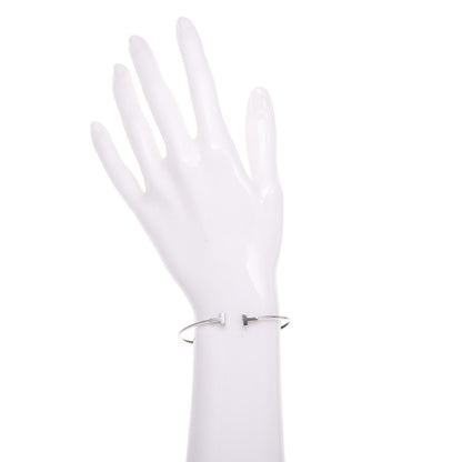 Tiffany 18K White Gold Narrow T Wire Bracelet 2 of 5