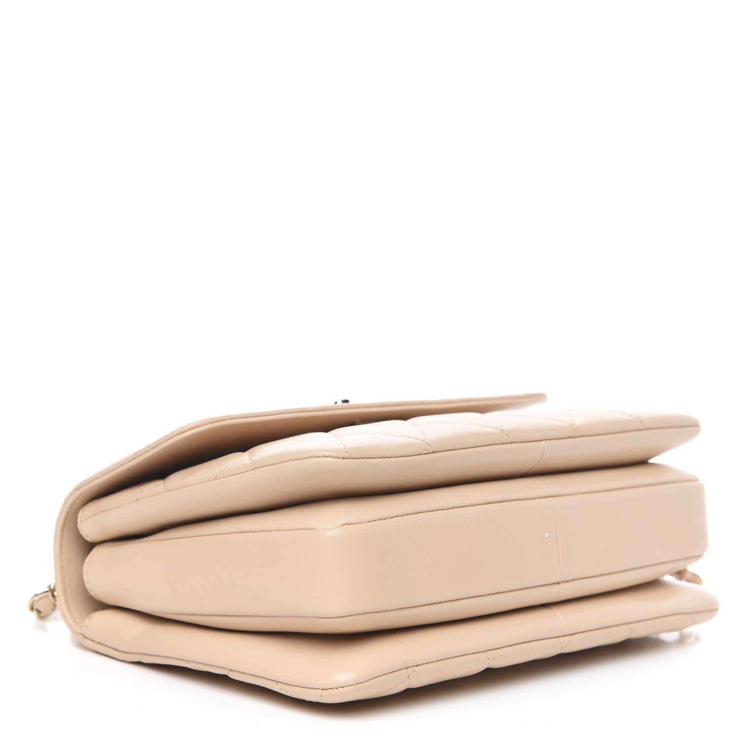 Chanel Lambskin Quilted Small Trendy CC Dual Handle Flap Bag Beige 4 of 10