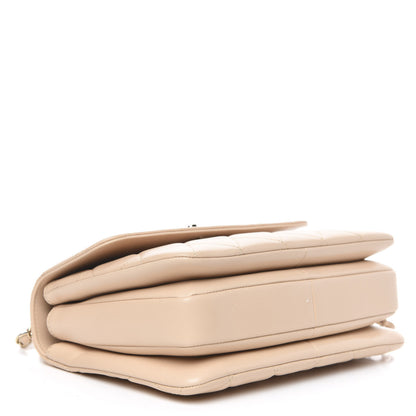 Chanel Lambskin Quilted Small Trendy CC Dual Handle Flap Bag Beige 4 of 10