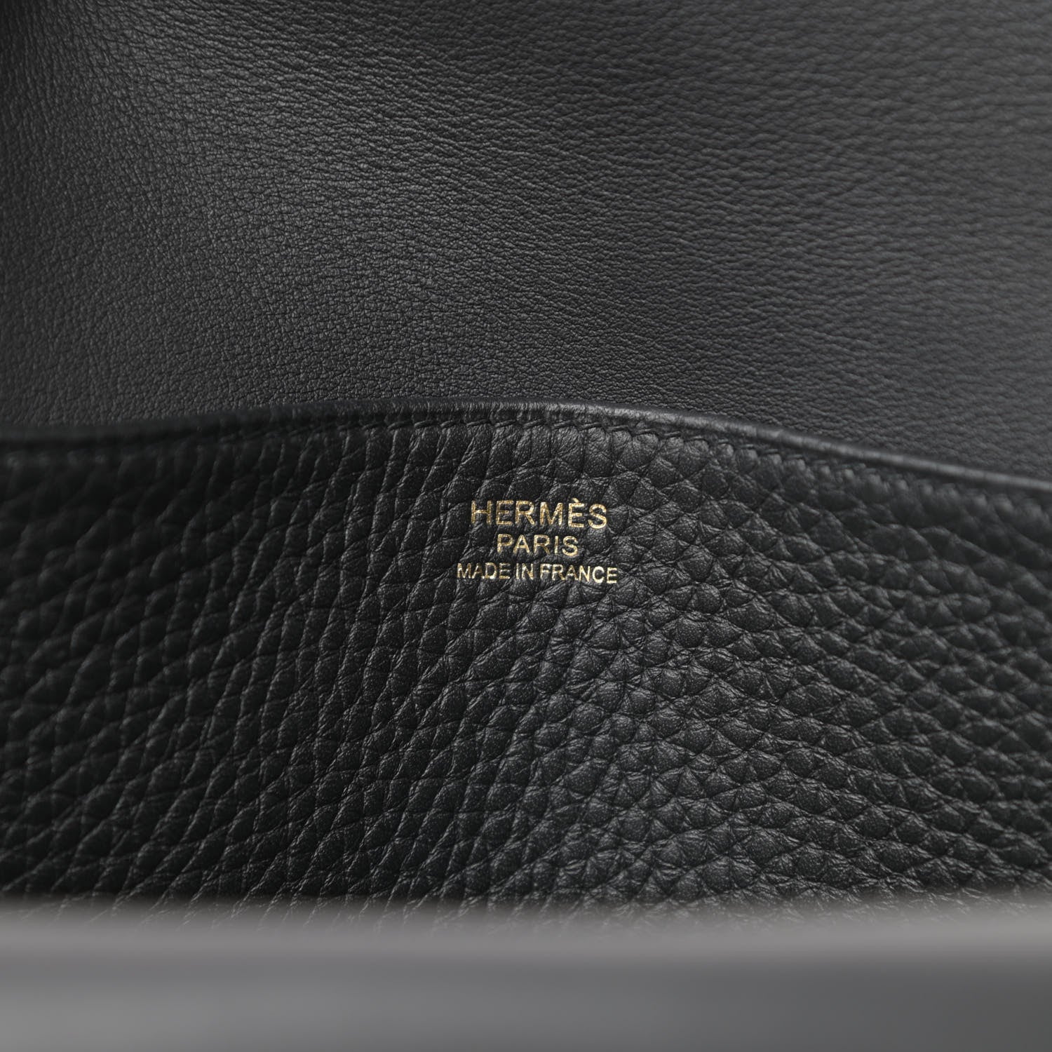 Hermes Taurillon Clemence Halzan 25 Black 8 of 13