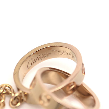 Cartier 18K Yellow Gold Interlocking LOVE Necklace 5 of 8