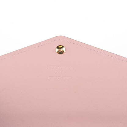 Louis Vuitton Vernis Sarah Wallet NM Rose Ballerine 5 of 9